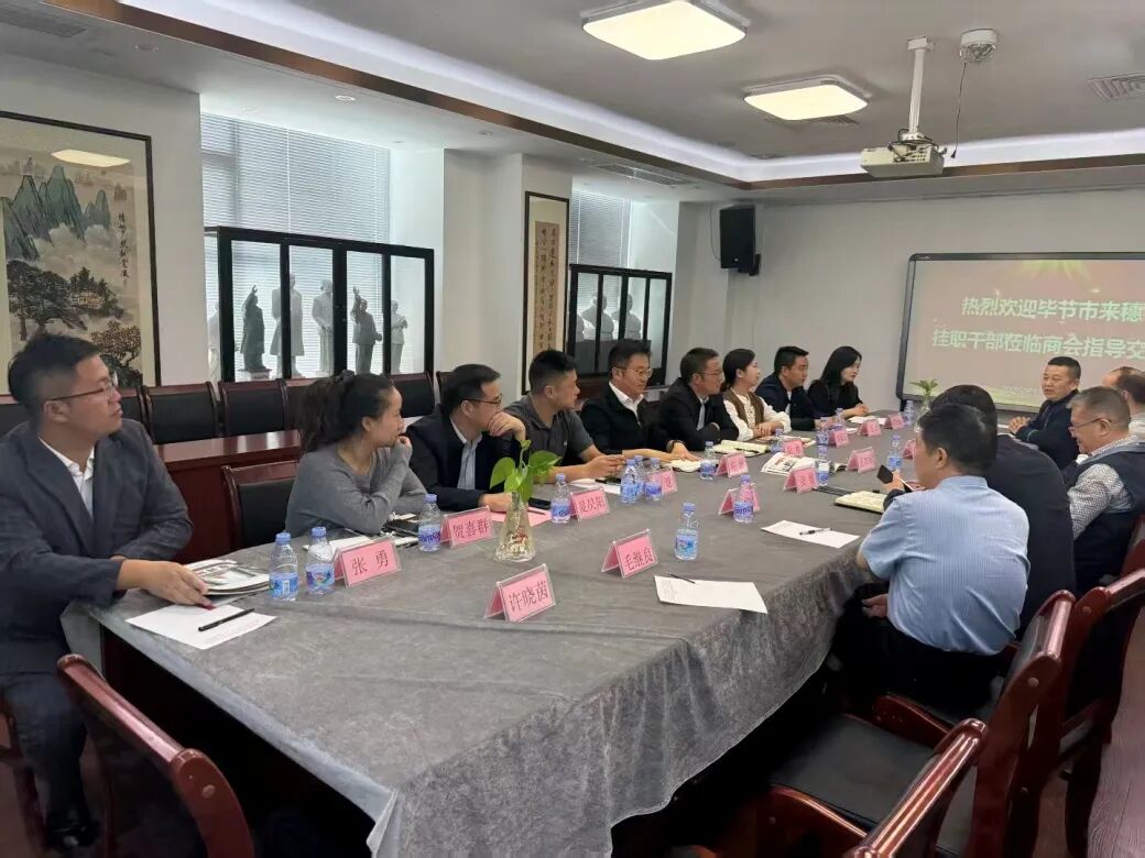 毕节市来穗挂职锻炼干部到我会考察交流共话区域协作新机遇