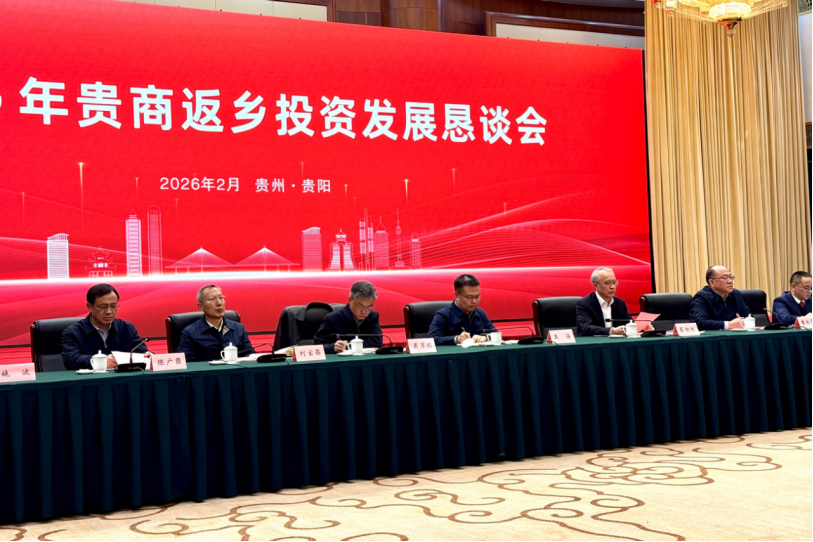 广州市贵州商会赵辉会长参加2026贵商返乡投资发展恳谈会